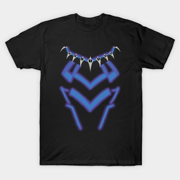Black Panther Markings - Glow T-Shirt by Lupa1214